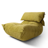 High-quality leather Togo sofa chair with frosted finish, comfortable and versatile floor couch